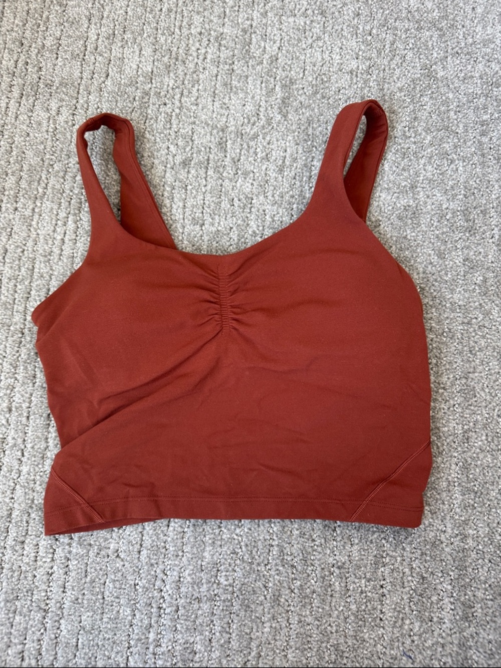 Ruched Lululemon align tank